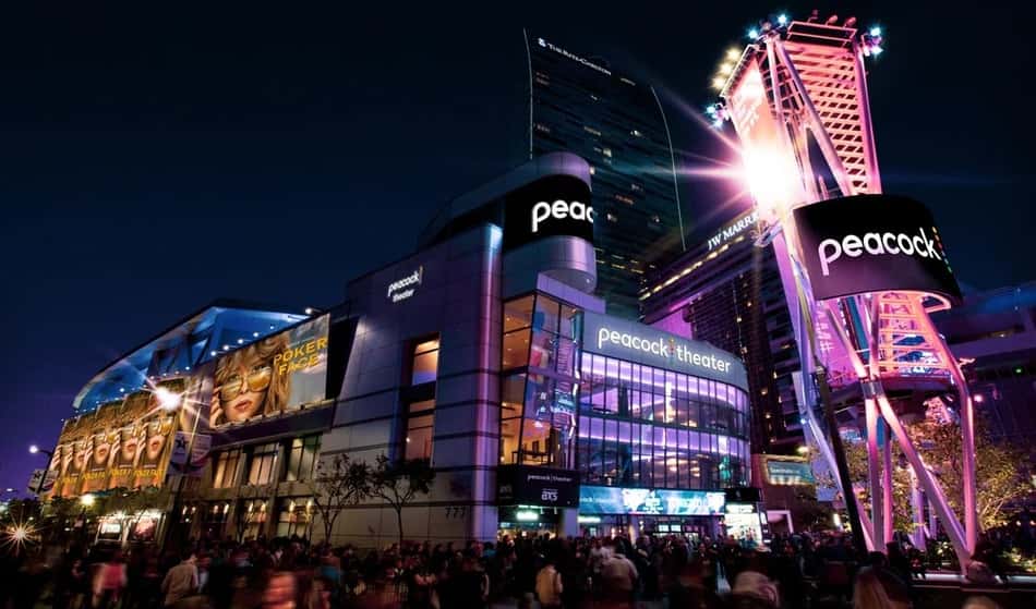 Peacock Theater, local em que serão realizadas as disputas de halterofilismo nas Olimpíadas de Los Angeles 2028 (Foto: Reprodução / Peacock Theater)