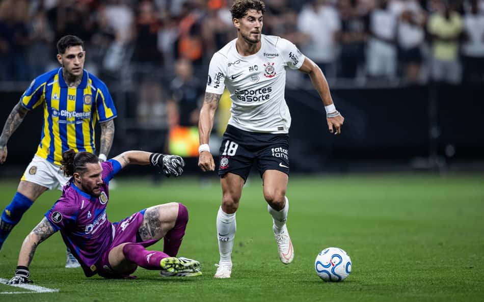 Pedro Raul na Partida entre Corinthians x Rosario, pela segunda partida das oitavas de final da CONMEBOL Libertadores 2026, realizada na Neo Quimica Arena, em Itaquera, Sao Paulo, nesta Quinta (20).