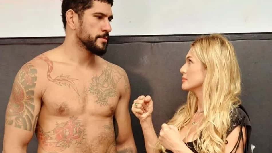 Poatan e Lívia Andrade já participaram de um programa de televisão juntos (Foto: Reprodução)