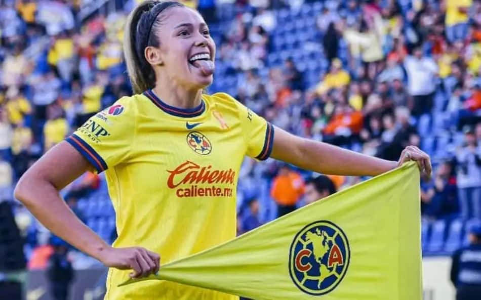 Priscila, atacante do América-MEX.