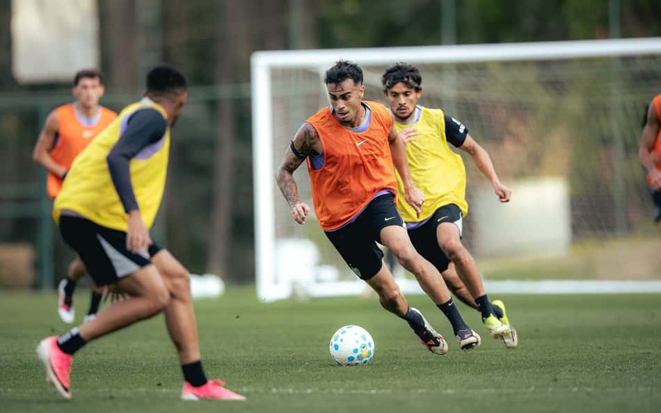 Reinier treino no Atlético (Foto: Pedro Souza / Atlético)