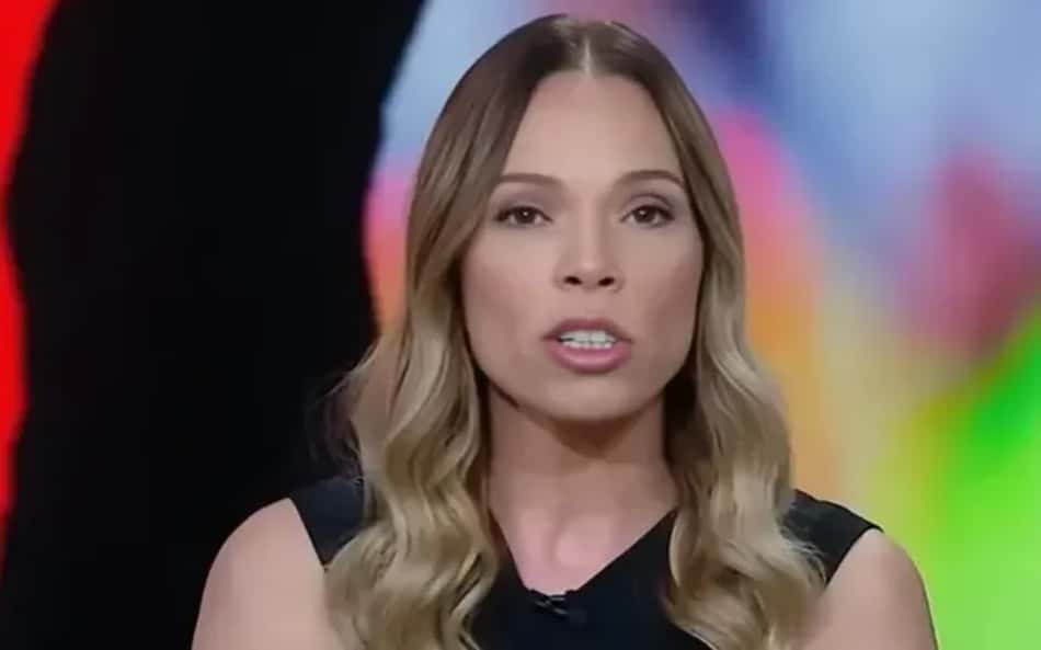 Renata Ruel comparou lance da Alemanha com o do Vini Jr em Escócia e Brasil. (Foto: Reprodução)