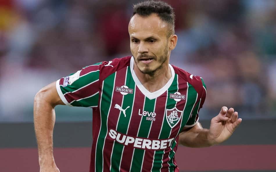 Renê em ação no jogo entre Fluminense e Remo