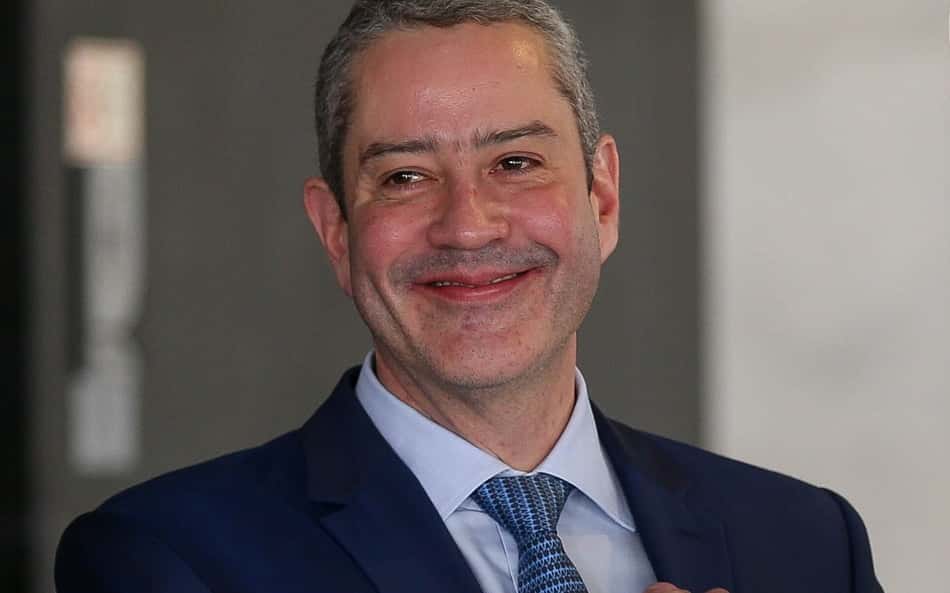 Rogério Caboclo sorrindo no Palácio do Planalto