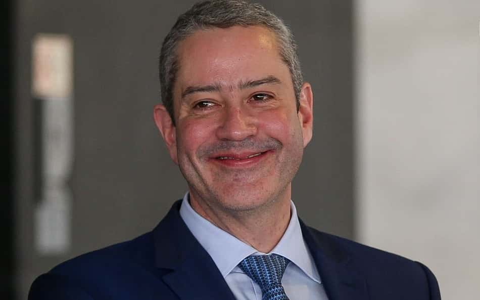 Rogério Caboclo sorrindo no Palácio do Planalto
