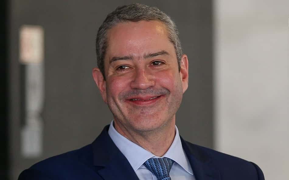 Rogério Caboclo sorrindo no Palácio do Planalto