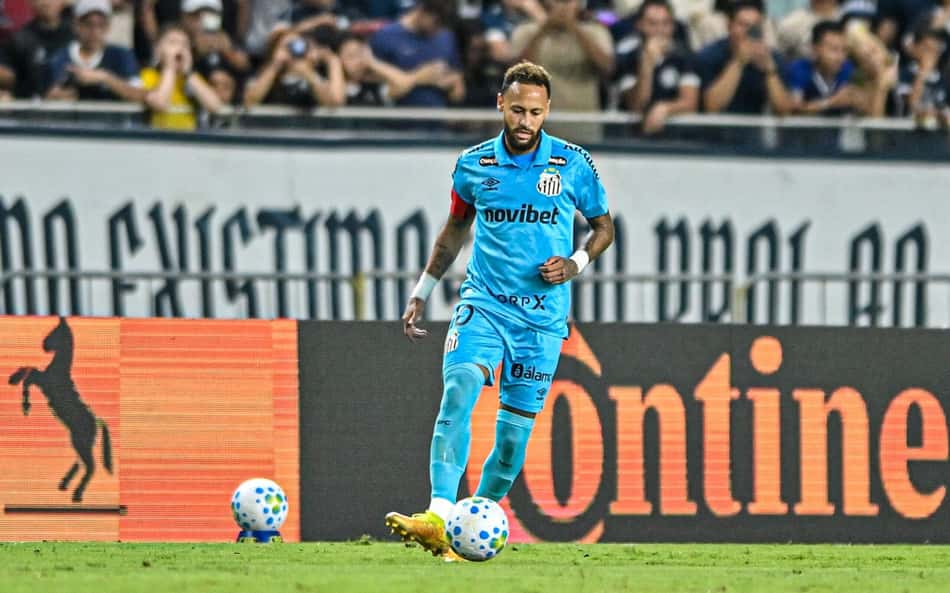 Neymar em Remo x Santos