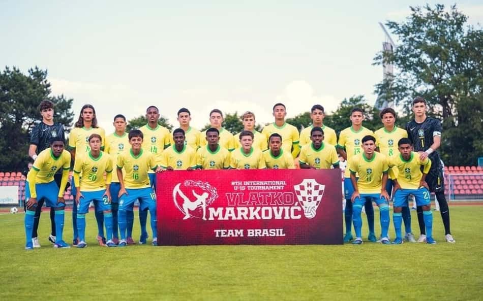 Foto da Seleção Brasileira Sub-15