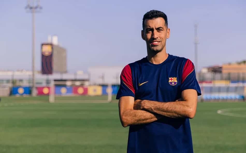 Sergio Busquets como novo auxiliar técnico da base do Barcelona