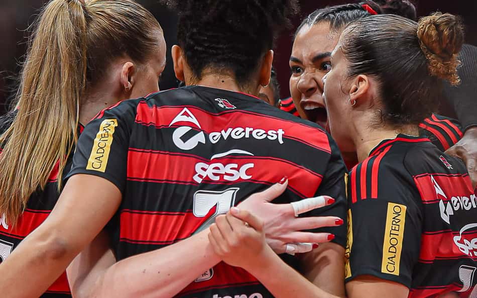 Sesc RJ Flamengo x Praia Clube pela semifinal da Superliga Feminina 25/26 (Foto: Paula Reis/CRF)
