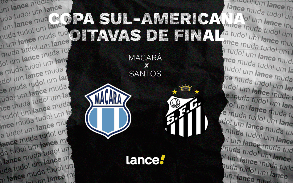 Macará e Santos se enfrentam nesta quinta-feira (20), pela Copa Sul-Americana. (Foto: Divulgação/ Lance!)
