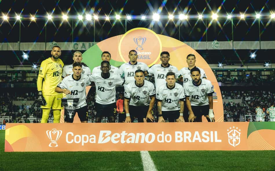 Time do Atlético na Copa do Brasil (Foto: Pedro Souza / Atlético)