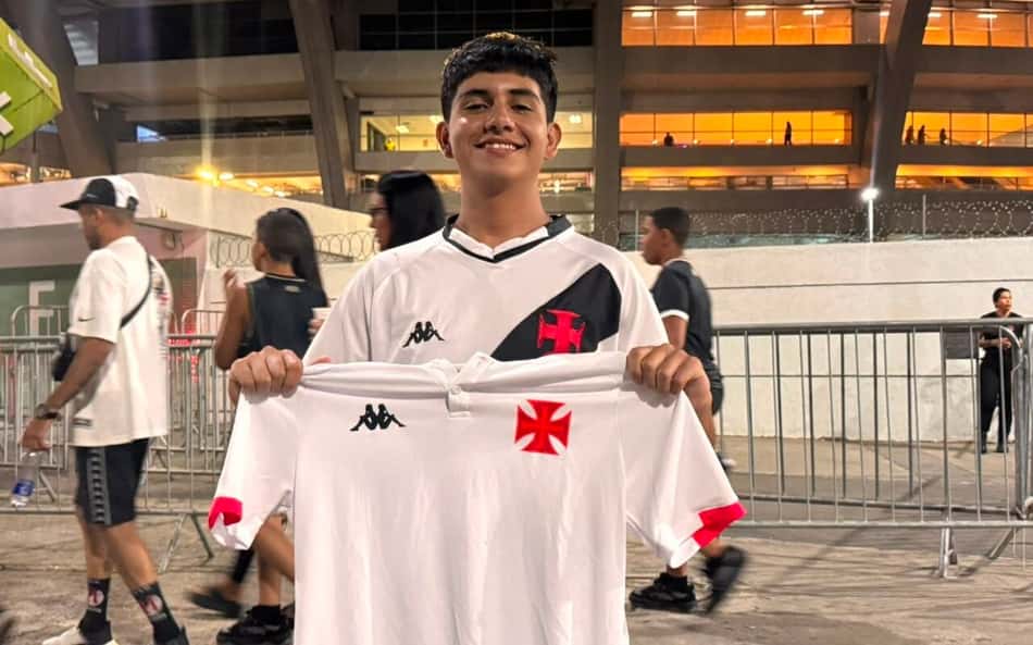 Vasco Nuñez no seu primeiro jogo do Cruz-Maltino