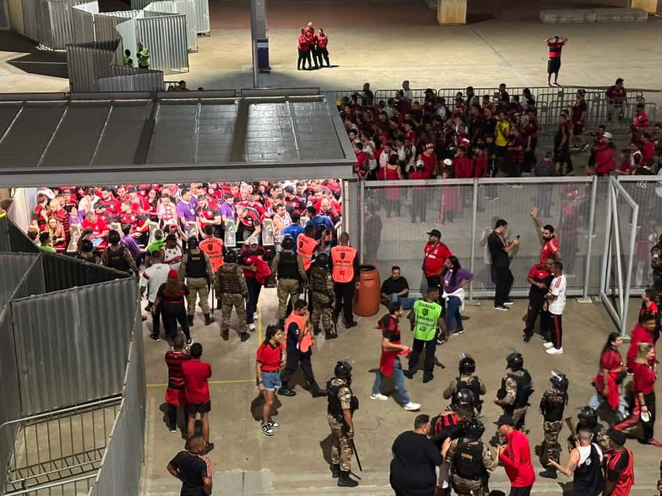 Torcedores do Flamengo no Mineirão