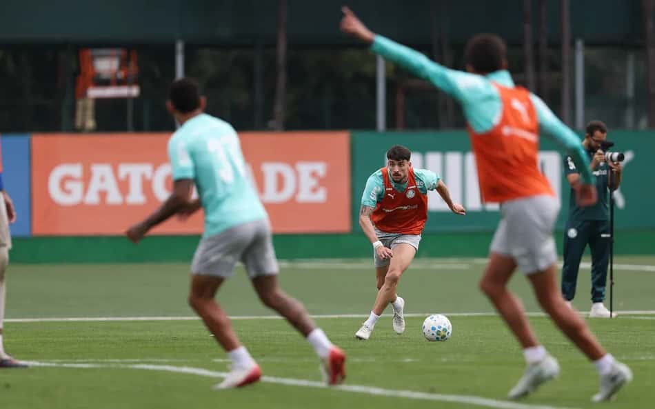 Treinamento do Palmeiras - escalação