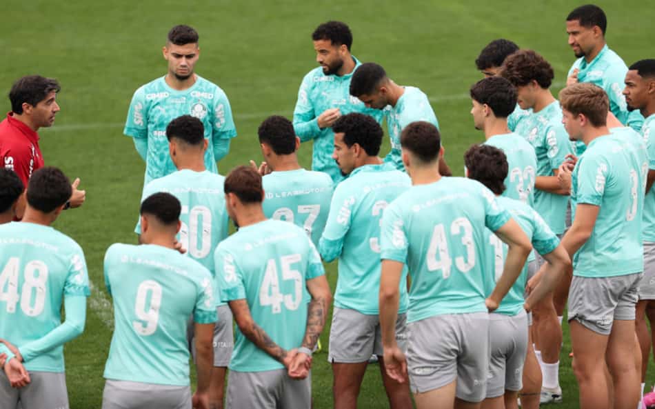 Treino do Palmeiras na Academia de Futebol