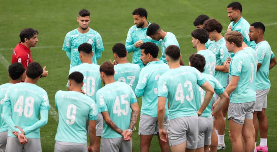 Treino do Palmeiras na Academia de Futebol