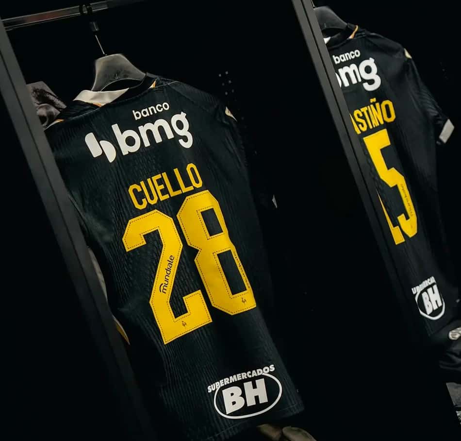 Vestiário pronto contra o Vitória (Foto: Pedro Souza / Atlético)