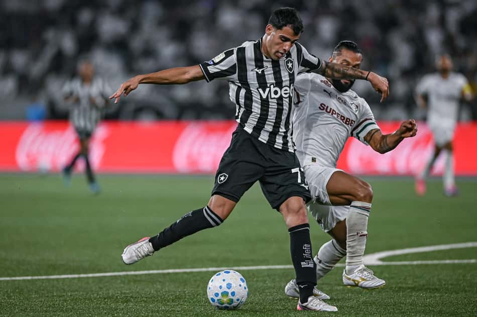 Villalba em Botafogo x Fluminense