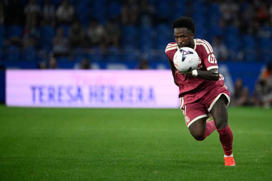 Vini Jr em ação pelo Real Madrid