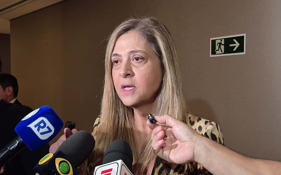 Fala de Leila Pereira, do Palmeiras, sobre o Flamengo viraliza: 'Piada'