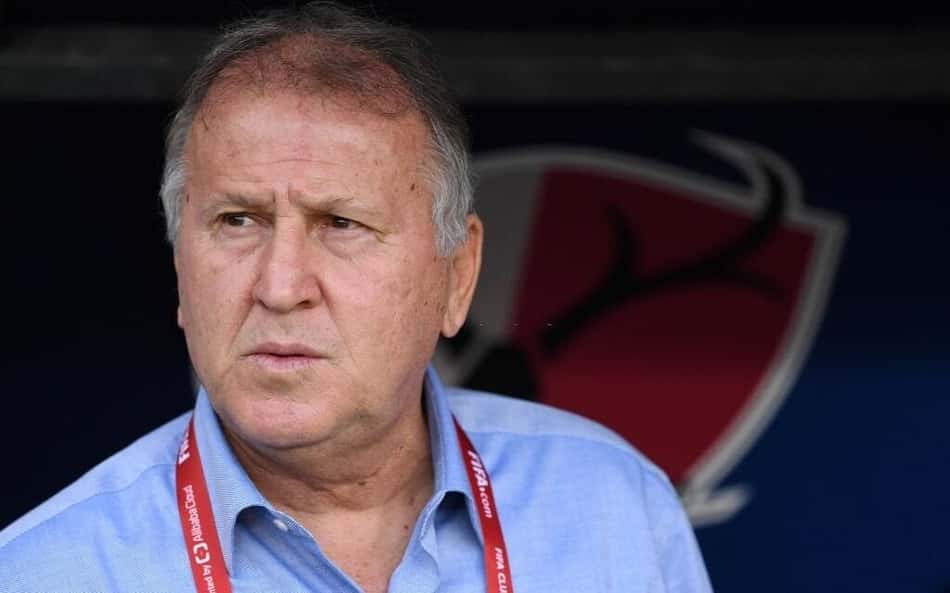 Zico em partida do Kashima Antlers