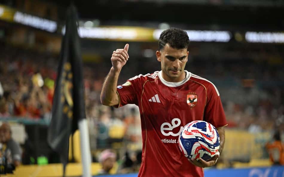 Zizo em ação pelo Al Ahly, do Egito