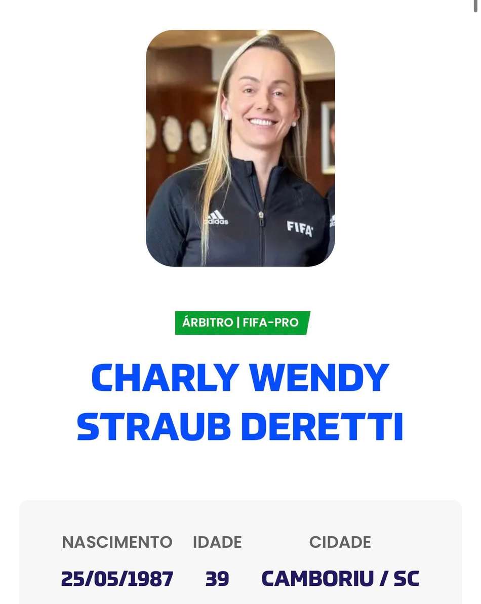 Árbitra Charly Wendy