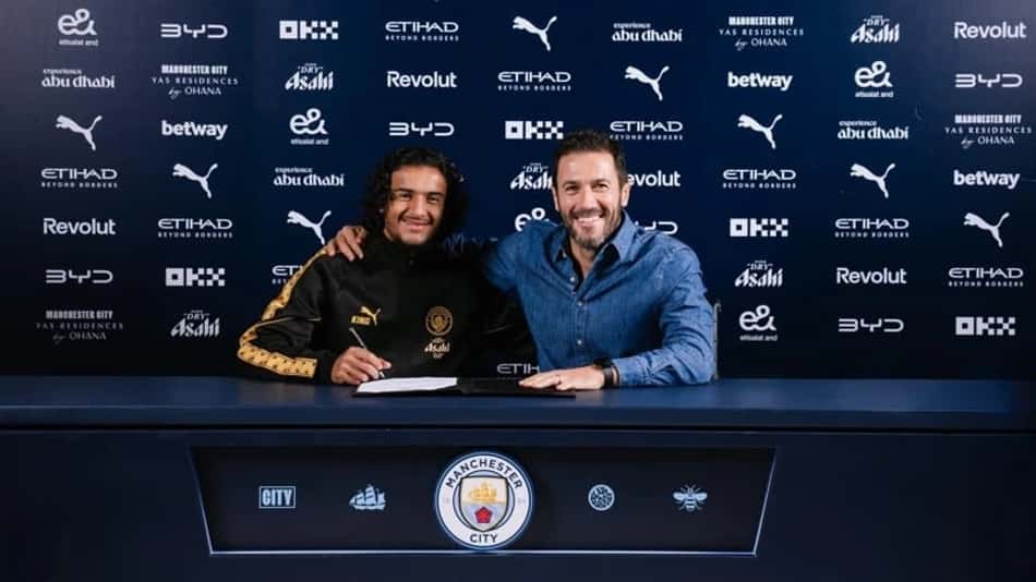 Ayyoub Bouaddi foi anunciado pelo Manchester City
