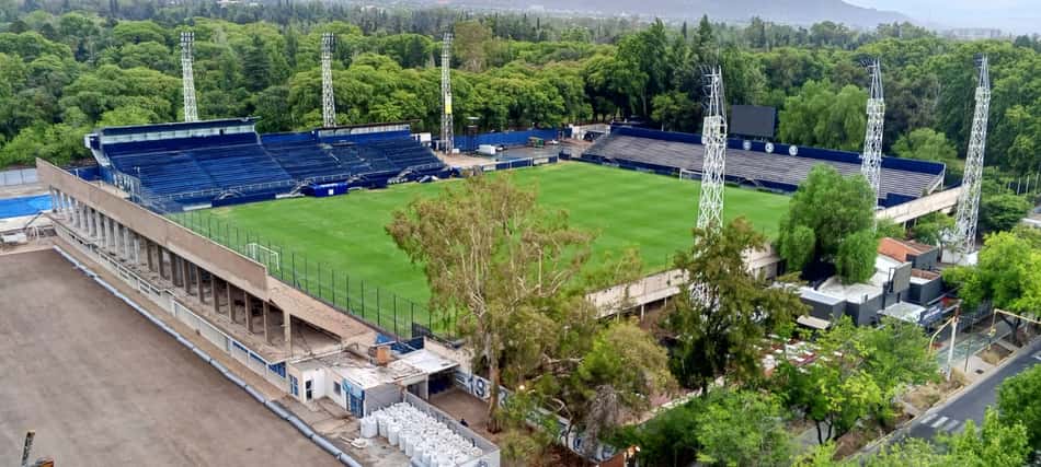 Estádio Bautista Gargantini, estádio do Rivadavia rejeitado pela Conmebol (Foto:  Club Sportivo Independiente Rivadavia)