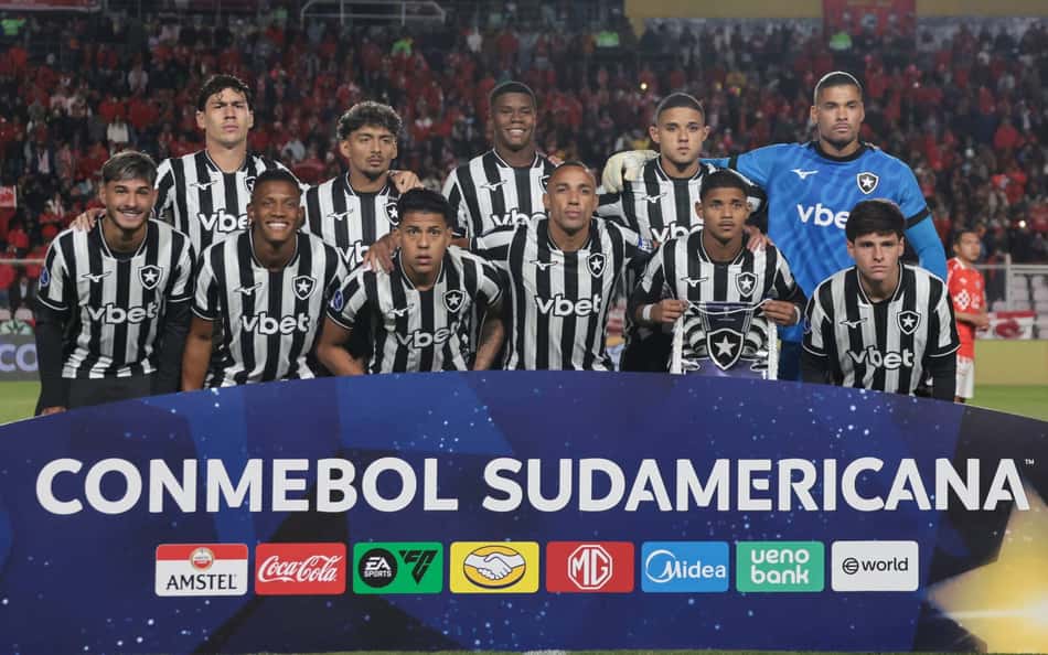 O Botafogo foi goleado por 6 a 1 pelo Cieniano pela Copa Sul-Americana