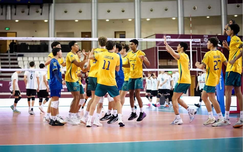 Brasil vence e vai ao mata-mata do Mundial de Vôlei sub-17