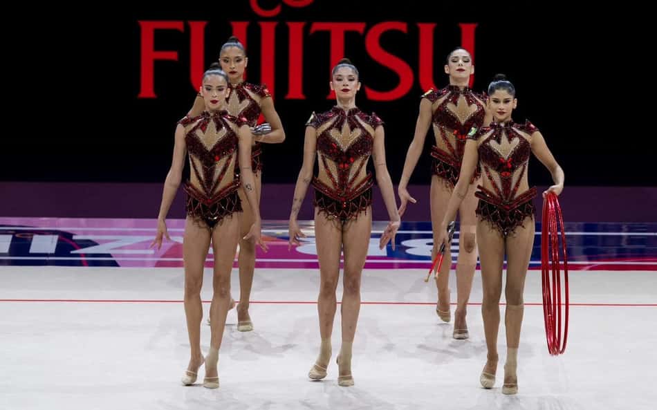 Ginástica rítmica garante primeira vaga do Brasil em Los Angeles 2028