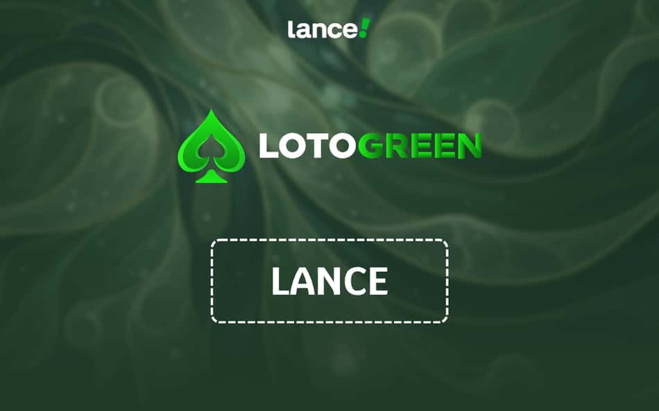 Imagem destaque do texto: Cupom de bônus Lotogreen: use LANCE – com logo da marca