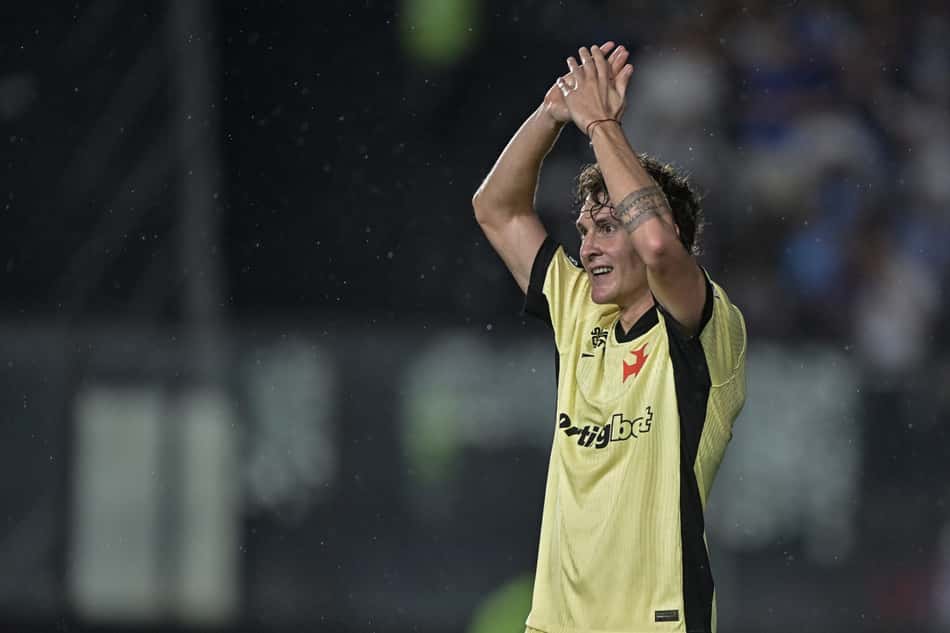 Facundo Colidio em Vasco 3x1 Cruzeiro pelo Brasileirão