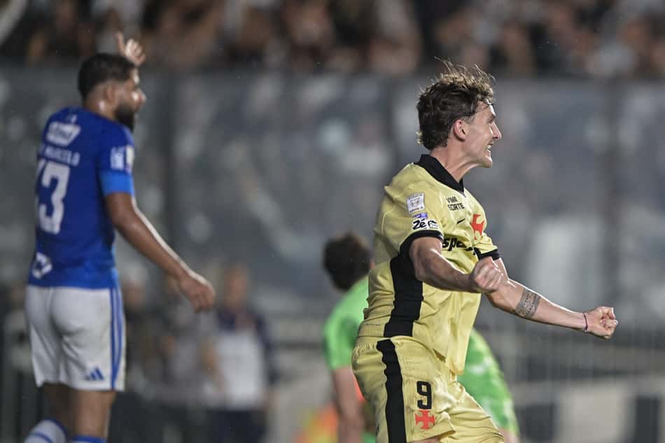Facundo Colidio em Vasco 3x1 Cruzeiro pelo Brasileirão