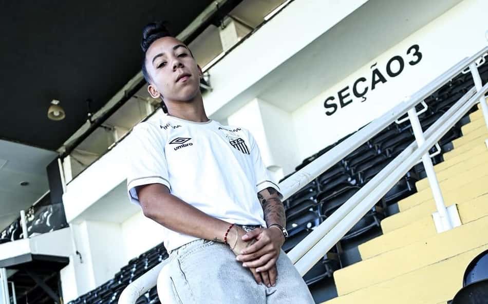 Wendy Candelo vai reforçar o Santos até o final deste ano. (Foto: Reinaldo Campos/ Santos FC)