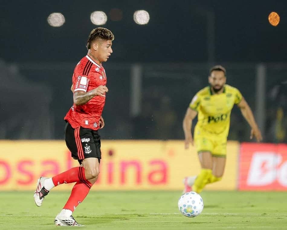 Carrascal em Mirassol x Flamengo