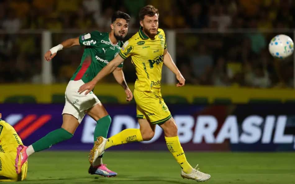 Mirassol e Palmeiras empataram por 1 a 1 nesta 25ª rodada do Brasileirão