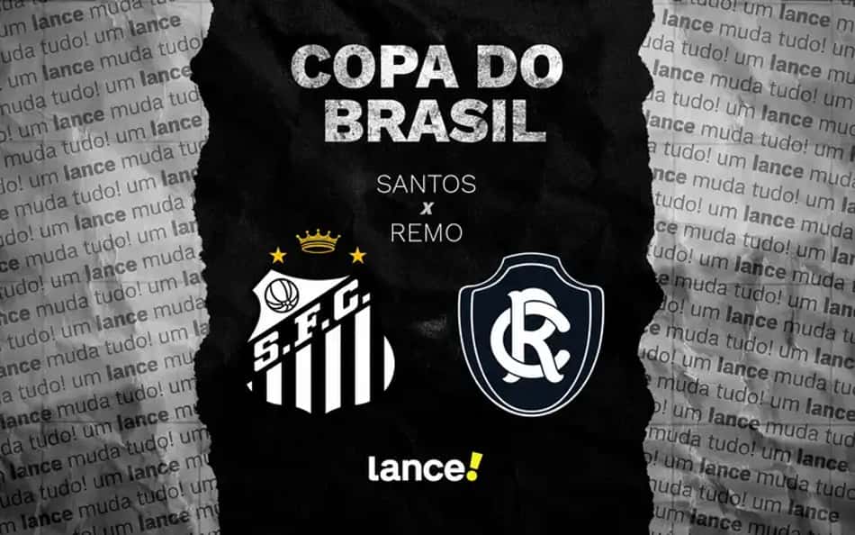 Saiba onde assistir Santos x Remo em duelo pelas oitavas de final da Copa do Brasil
