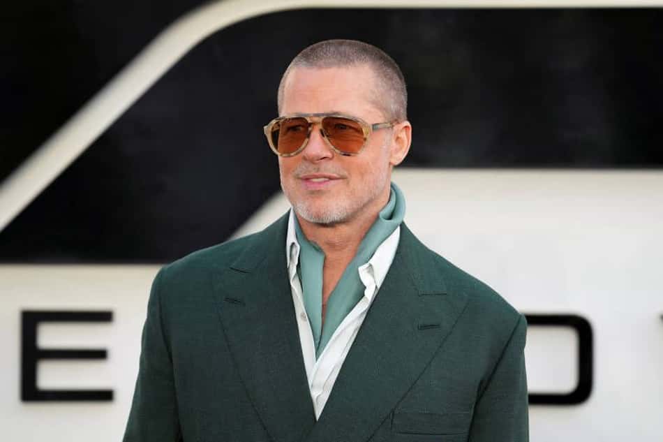 Brad Pitt durante premiação