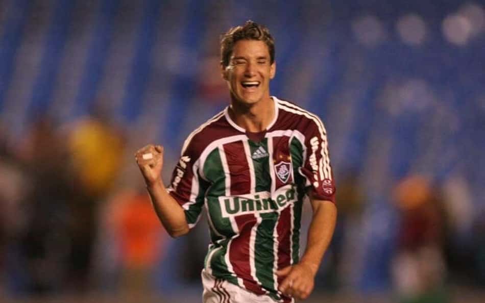 Fluminense - Thiago Neves comemorando gol