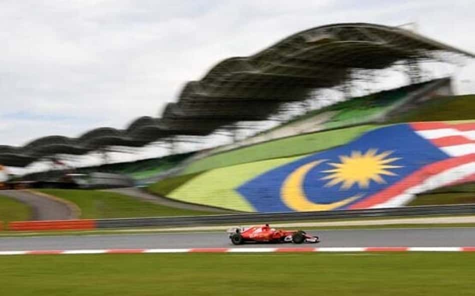 Sebastian Vettel no GP da Malásia em 2017 (Foto: AFP)