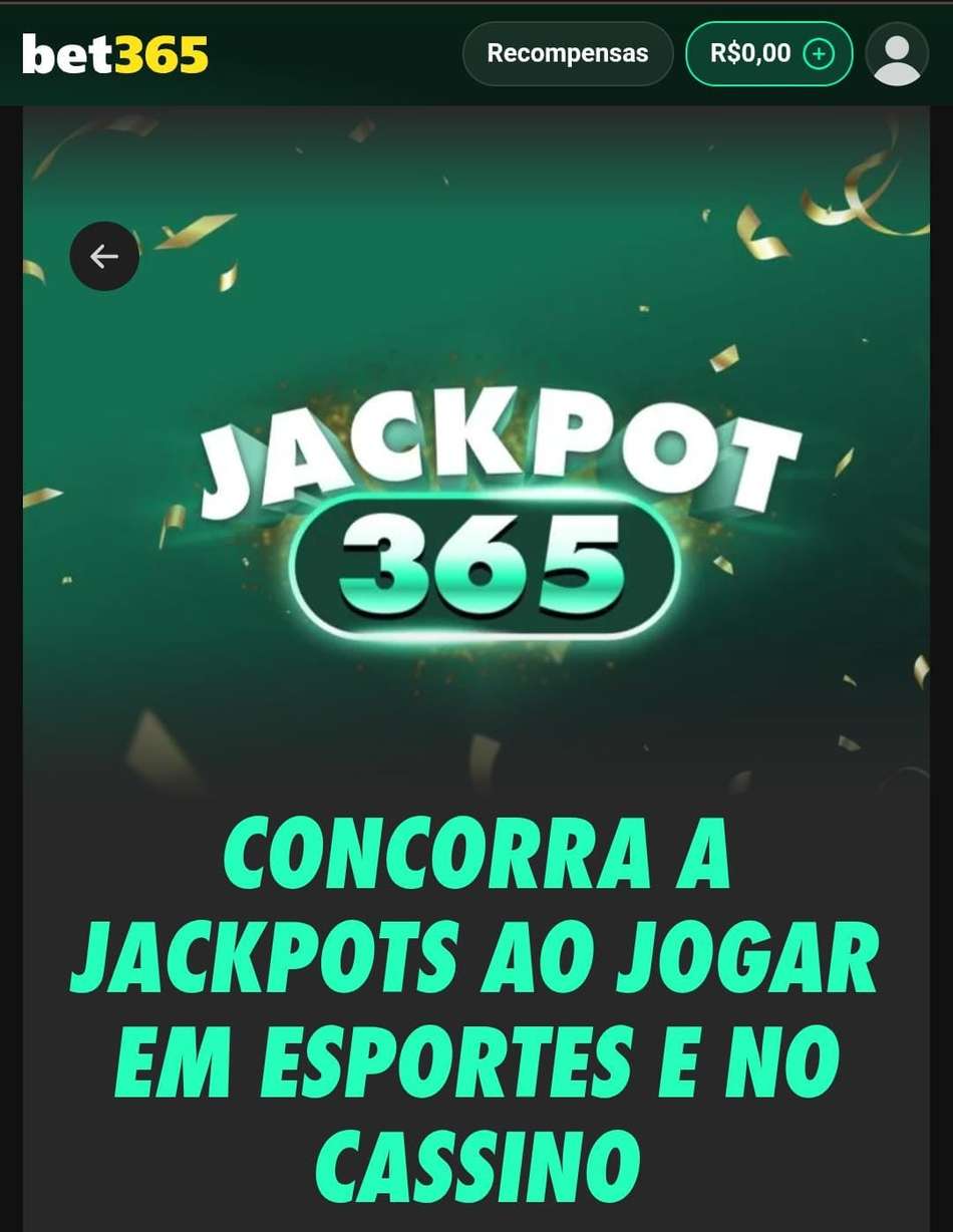 Captura de tela do Jackpot 365 da bet365.