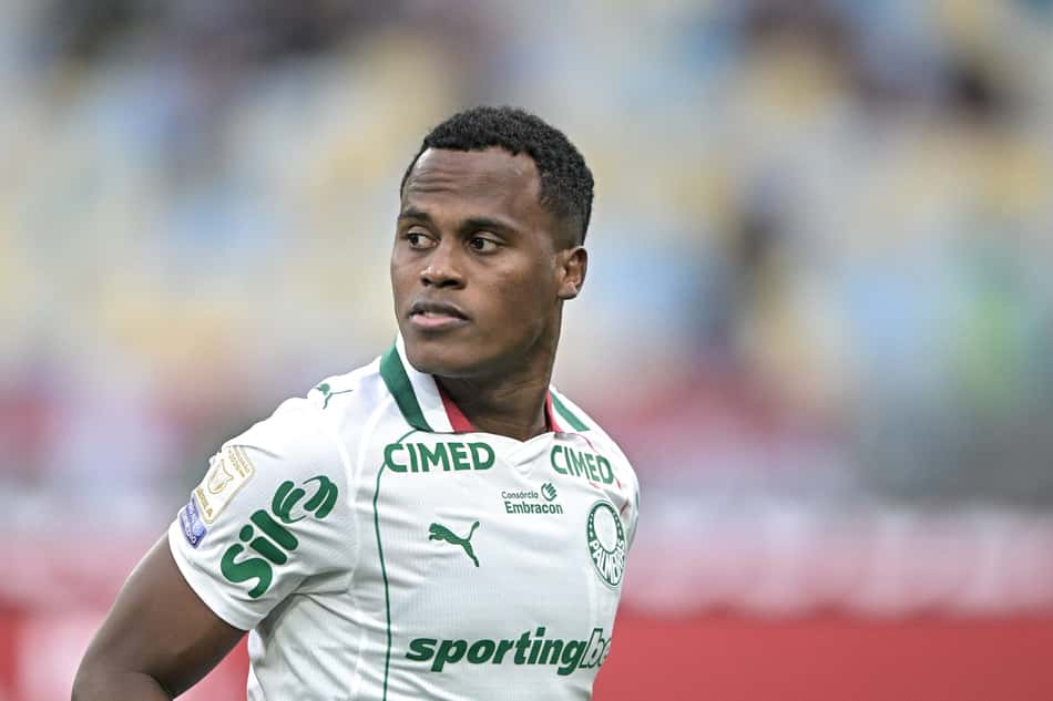 Jhon Arias em Fluminense x Palmeiras pelo Brasileirão