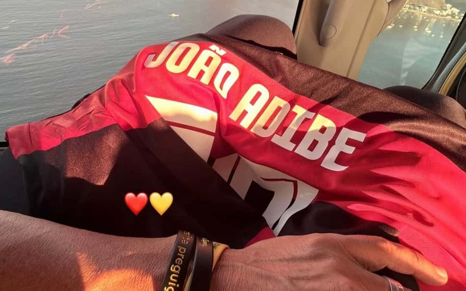 Patrocinador do Palmeiras vai à Gávea e se reúne com Flamengo; veja imagens