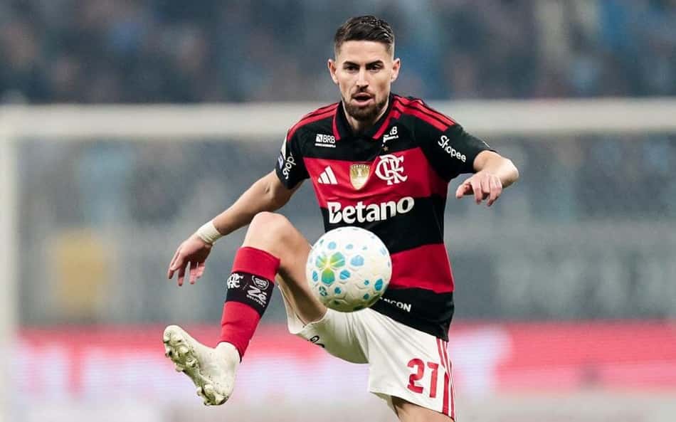 Jorginho em Grêmio x Flamengo (Foto: Gilvan de Souza/Flamengo)