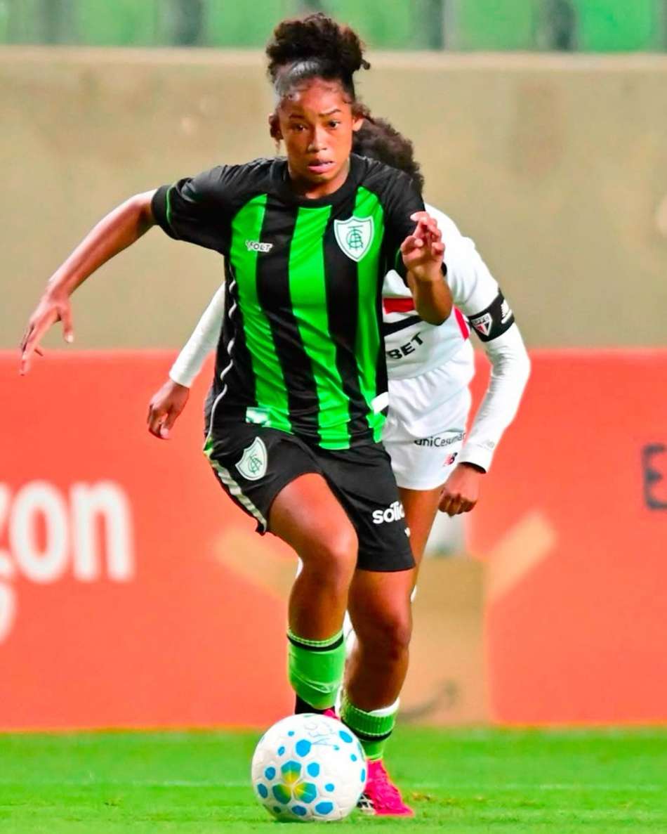 Ket, atacante formada no América-MG, foi vendida ao Palmeiras. (Mourão Panda/Divulgação)