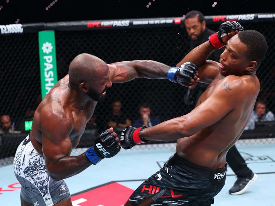 Khalil Rountree Jr. derrotou Jamahal Hill no UFC Baku (Foto: Divulgação/UFC)