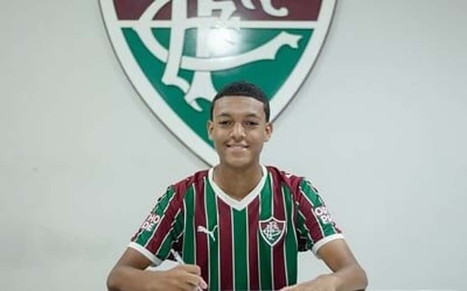 Passos largos em Xerém: integrado ao Sub-17 do Fluminense, Luan Riquelme acumula títulos e convocação para a Seleção Brasileira da categoria